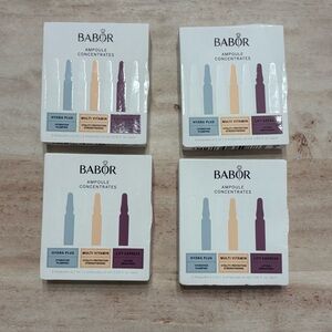 BABOR Ampoule Concentrates - 4 Boxes (Travel Size/Sample Size) 2ml ea